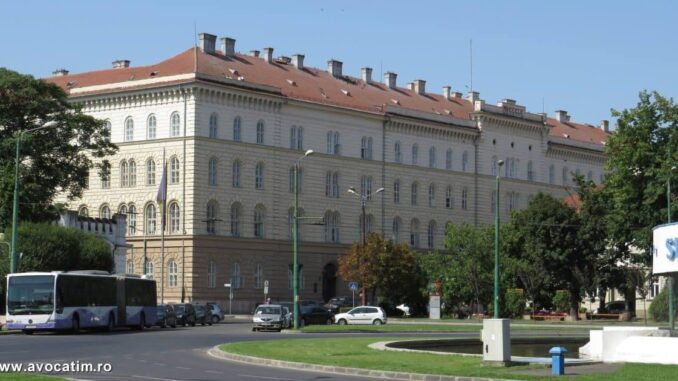 Palatul Dicasterial Timisoara, de justiție