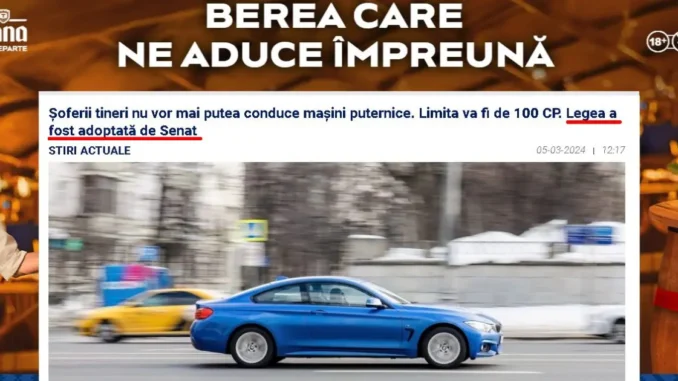 lege adoptata titlu de presa gresit