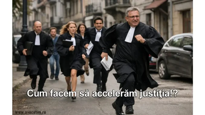 avocati aleargă după judecător